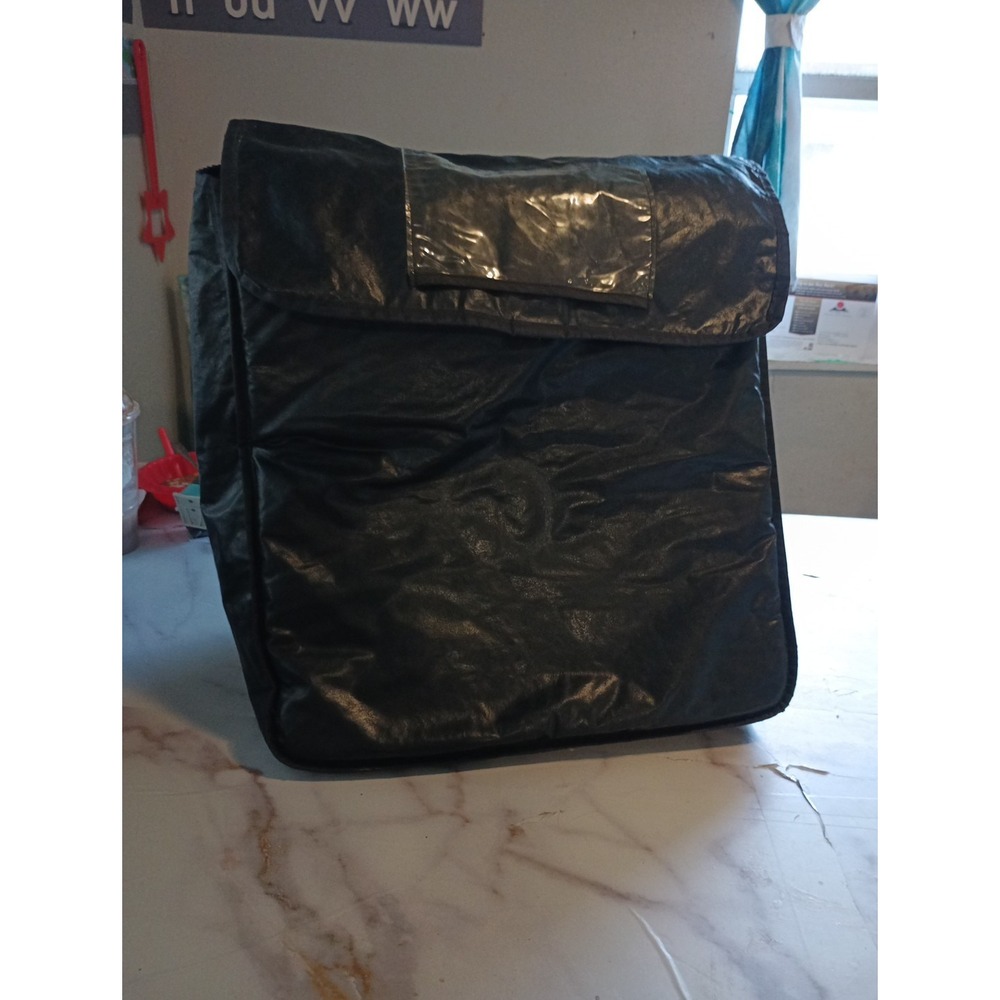 Saw Textiles Black Carrying Bag Faux Leather - Picture 1 of 12